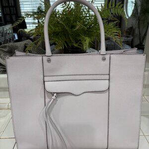 Rebecca Minkoff MAB Tote in Muted Lilac Saffiano Leather – Like Brand New!